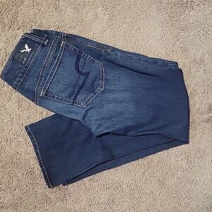 American Eagle Artist Crop Jeans size 00